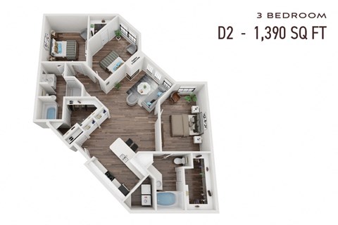 3 Bedroom D2r Renovated